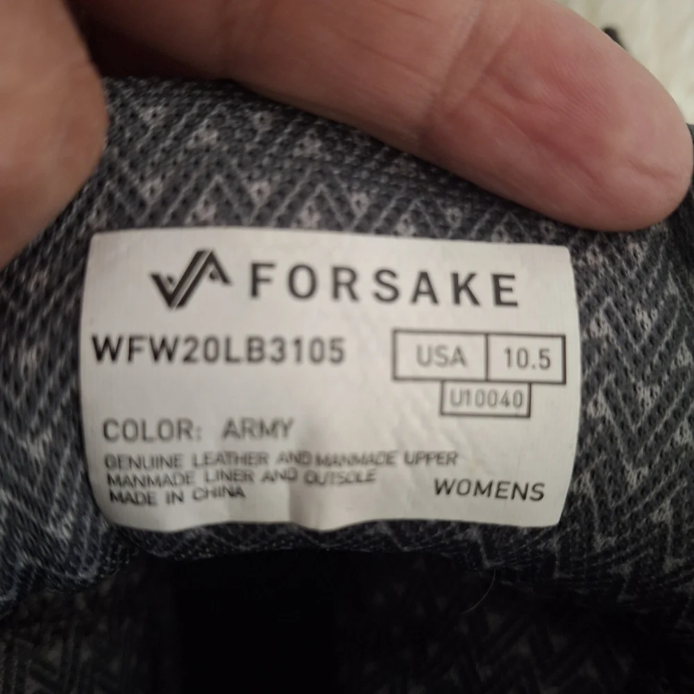 Women's Brown Forsake Winter Boots Size 10.5.
